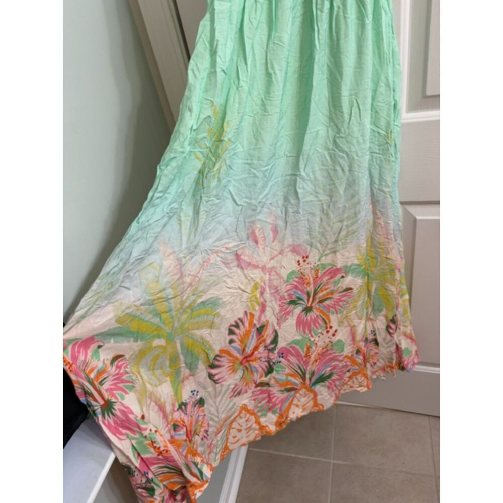 NWT Cupshe Floral Smocked Tie Strap Dress Size Small - Picture 4 of 6